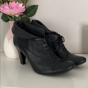 Arnold Churgin Black Heeled Boots